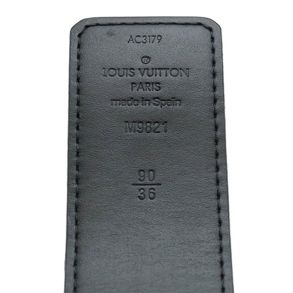 LOUIS VUITTON Louis Vuitton Monogram Santur LV Initial Belt Reversible #90 90... - Picture 8 of 8